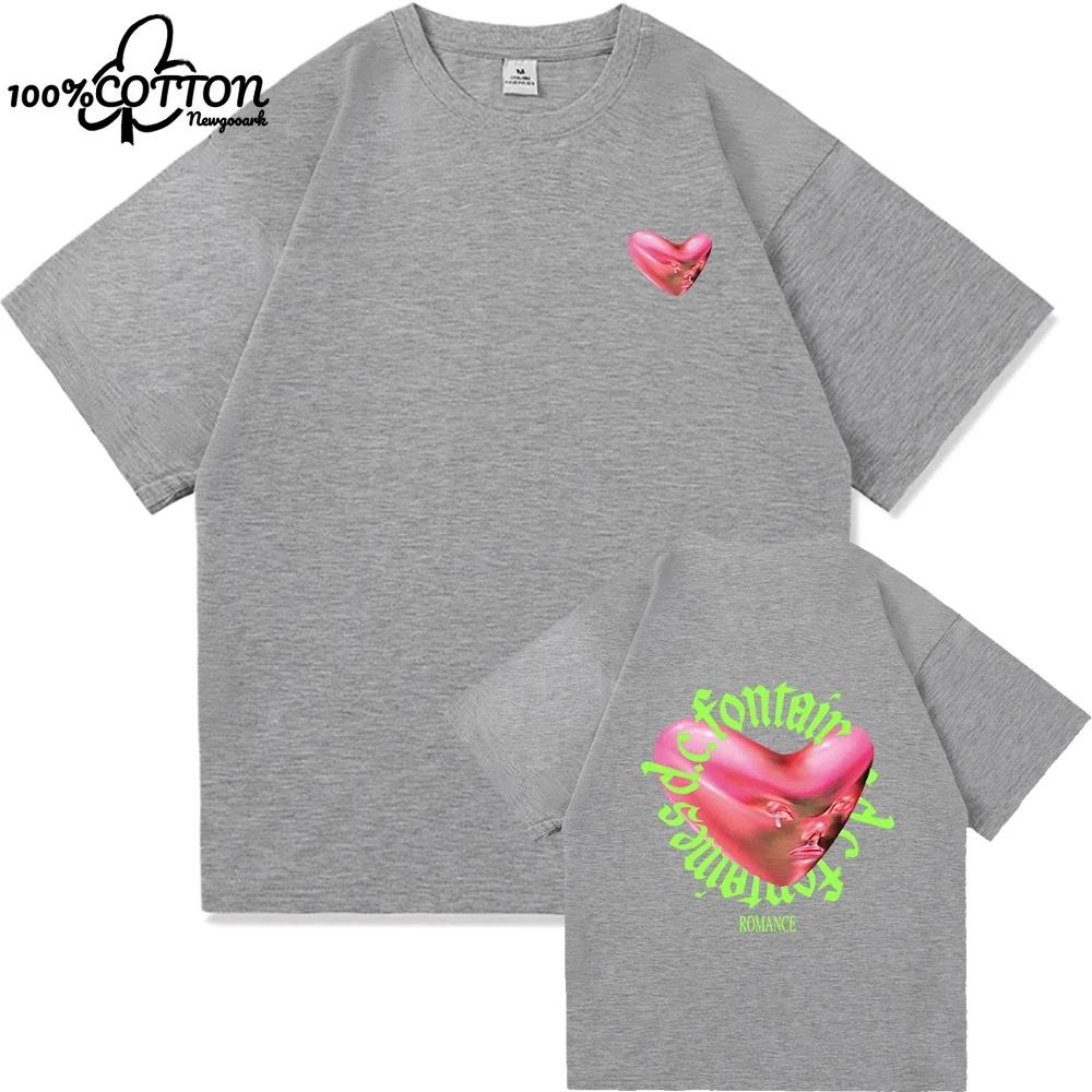 2024 Fontaines D.C.Romance T Shirt in The Modern World  Clothing Harajuku T-Shirt Unisex High Quality Tops Cotton S-6XL