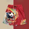 Panda Rainbow Boxing Muay Thai Kickboxing Training Shorts Print Quick Dry Martial Art Boxer Unisex Men Women Kid Fighting Fitness Sport Gym Workout