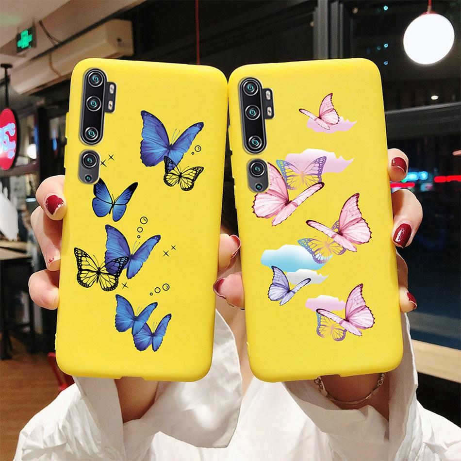 Love Heart Sunflower Case for Xiaomi Mi Note 10 Pro Case Bumper Silicone Back Cover for Xiomi Xiaomi Mi Note 10 Note10 Pro Case