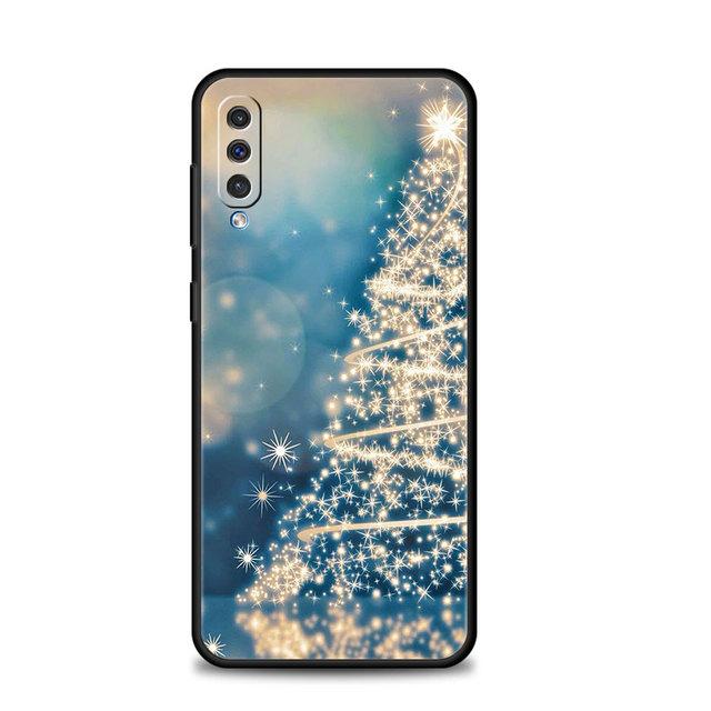 Custodia per telefono per Samsung Galaxy A70 A50 A30s A20s A20e M62 M52 M51 M32 M31 M31s M22 M21 M12 Cover Buon albero di Natale Cervo