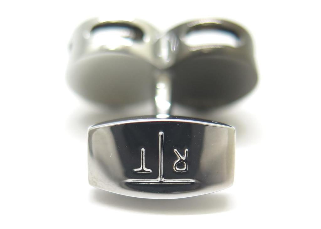 TATEOSSIAN Mechanical Infinity Gear Cuffs Cufflinks (Palladium & Gunmetal)