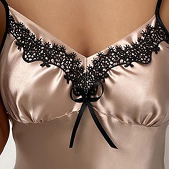 Pyžamo Silky Spaghetti Strap All Match Intimacy Summer Women Sleepwear na noc