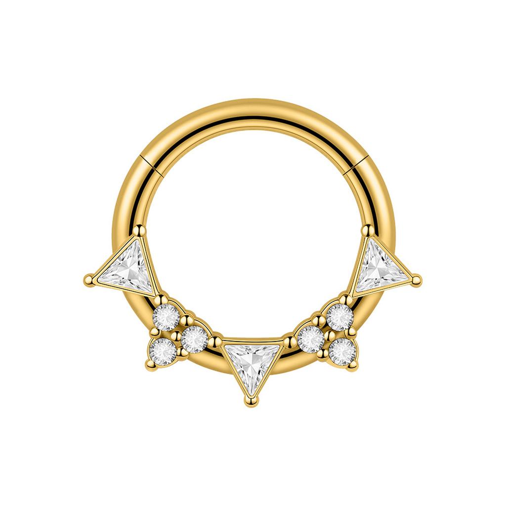 Multifunctional Nose Ring Seamless Design Comfortable Wear Body Piercing Jewelry Stainless Steel Fashion Accessories