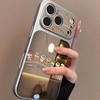 Applicable to iphone11pro a row of small new 11 cartoon large window mobile phone case iPhone11 two-in-one mirror