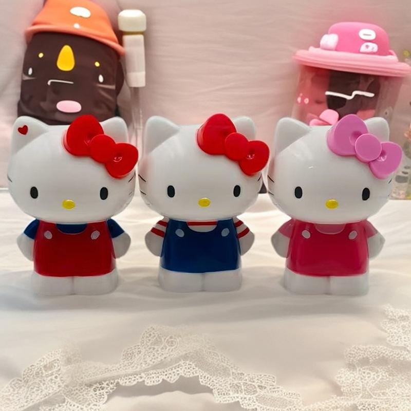 Sanrio Hello Kitty My Melody Pen Holder Cartoon Stationery Makeup Brush Organizer Desktop Decoration Christmas Ornament Gifts