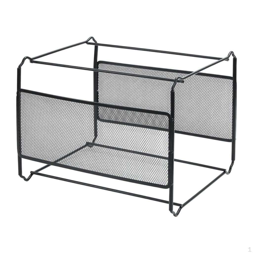 Desktop File Storage Solution, Hanging Folder Organizer for Magazines