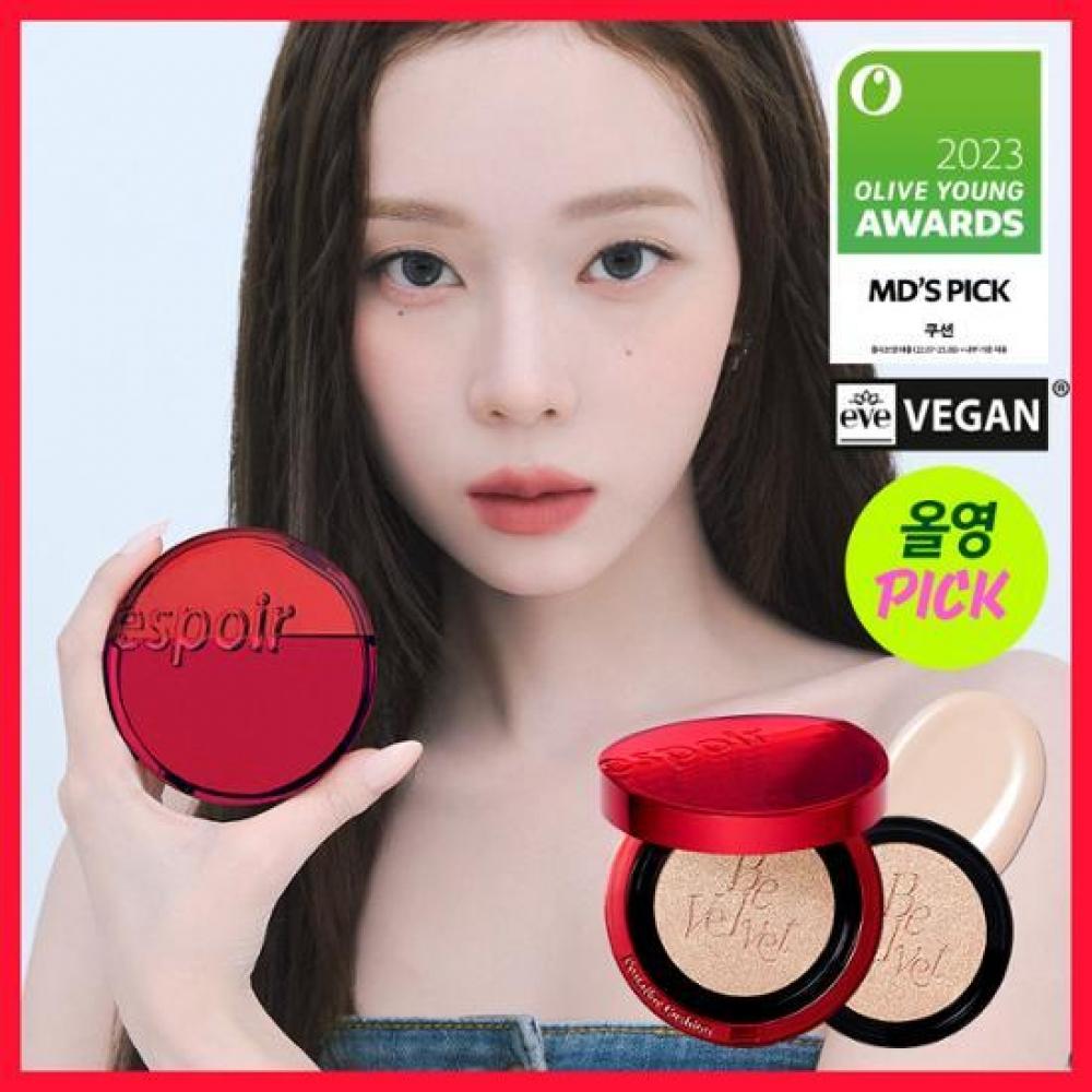 

Espoir [june All Young Pick Exclusive Project] Espoir B Velvet Cover Cushion New Class Project Original Product+refill [cool Chill] No. 23 Beige