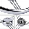Steel Hydraulic Steering Wheel Offering Comfortable Grip Hydraulic Steering System for Fishing Boats & Speedboats