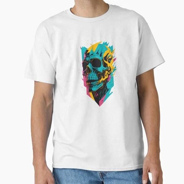 Living Skull Classic Tshirt Made In Usaaus Tshirt S2xl S
