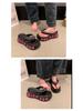 EVA Thick-Soled Cute Cartoon Kitten Clip-Toe Women's Flip-Flops - Summer Outdoor Height-Increasing Sandals