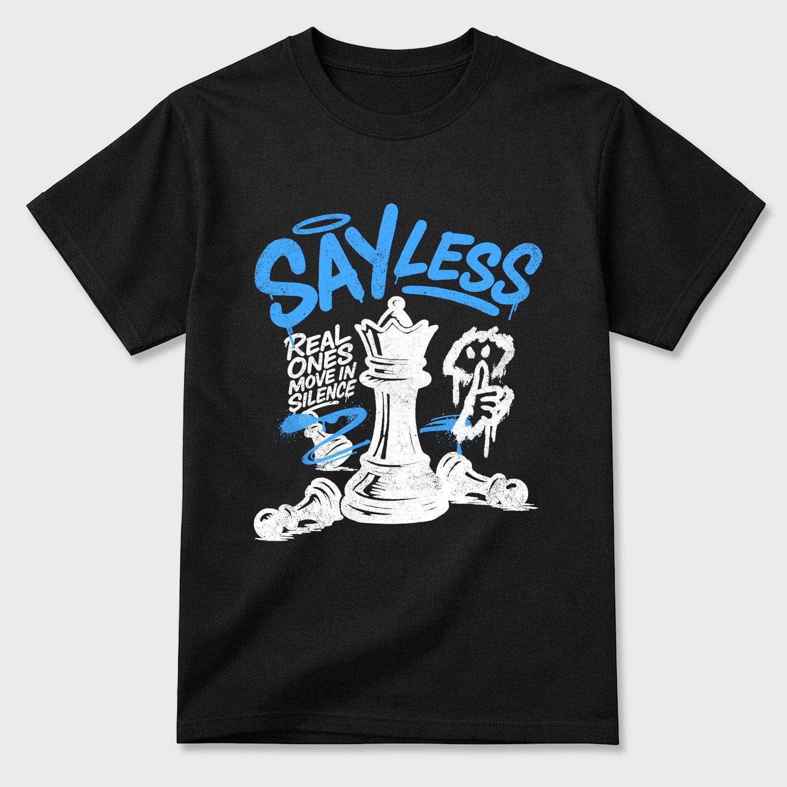 Say Less Graphic Tee - best T-Shirts to wear with jordans 11s University Blue S