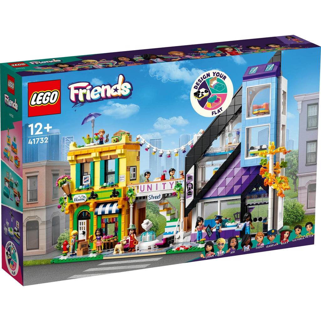 LEGO Friends Heartlake City Flower Shop and Design Studio 41732 Toy Blocks Present Pretend Play Town Building Girls Ages 12 and Up