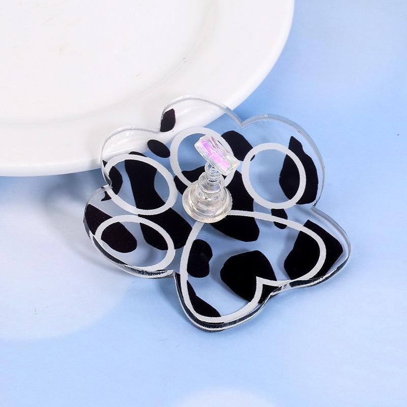 Hot Sale Cow Nail Art Practice Nail Holder Palette Acrylic Nail Display Base