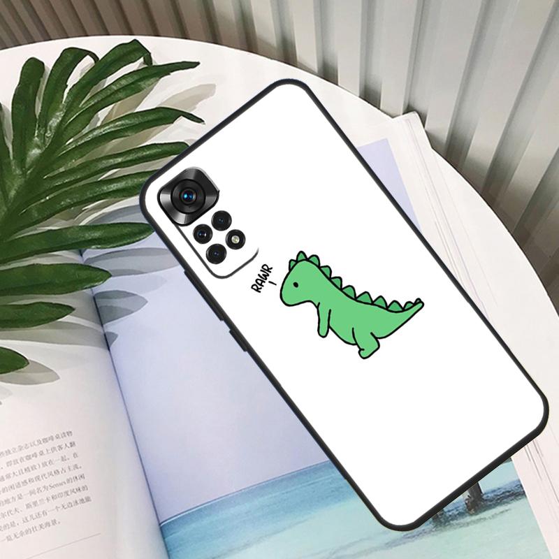 Cute Dino Aesthetic Dinosaur Funda For Xiaomi Redmi Note 14 13 10 11 12 15 Pro Plus Case For Redmi 15 13C 12C 10C 14C 15C