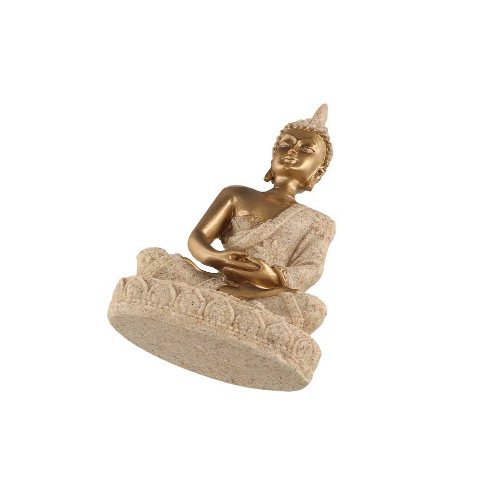 Sitting Meditation Sandstone Buddha Green Sandstone Buddha Statue Zen Ornament Restaurant