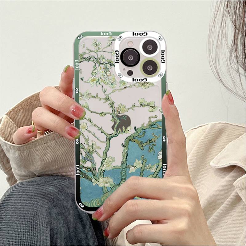 Van Gogh Oil Painting Phone Case for iPhone 11 12 13 Mini Pro Max 14 Pro Max Case shell