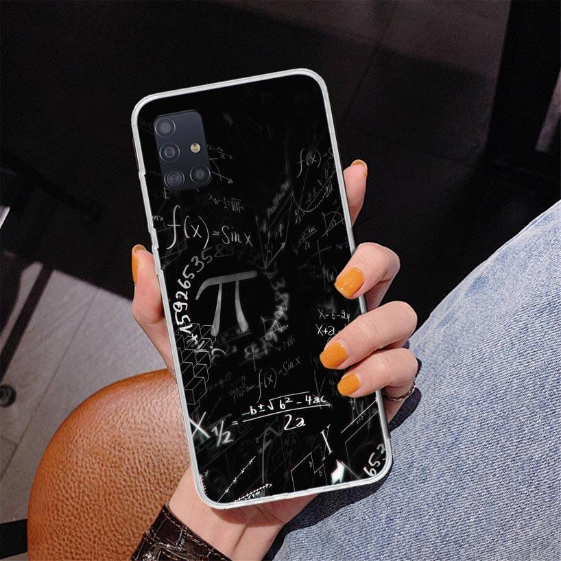 Physics Chemical Mathematics Phone Case For Samsung Galaxy A52 A32 A22 A12 A51 A31 A50S A30S A20S A10S Note 20 Ultra 10 Plus S10