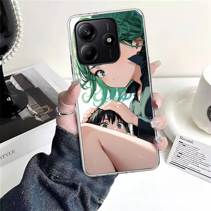 One P-Punch-Man Tatsumaki Soft Phone Case For Xiaomi Redmi Note 15 14 14S 13 12 Pro Plus 12S 11 11S 11E 10 10S 11T 5G Fundas Coq