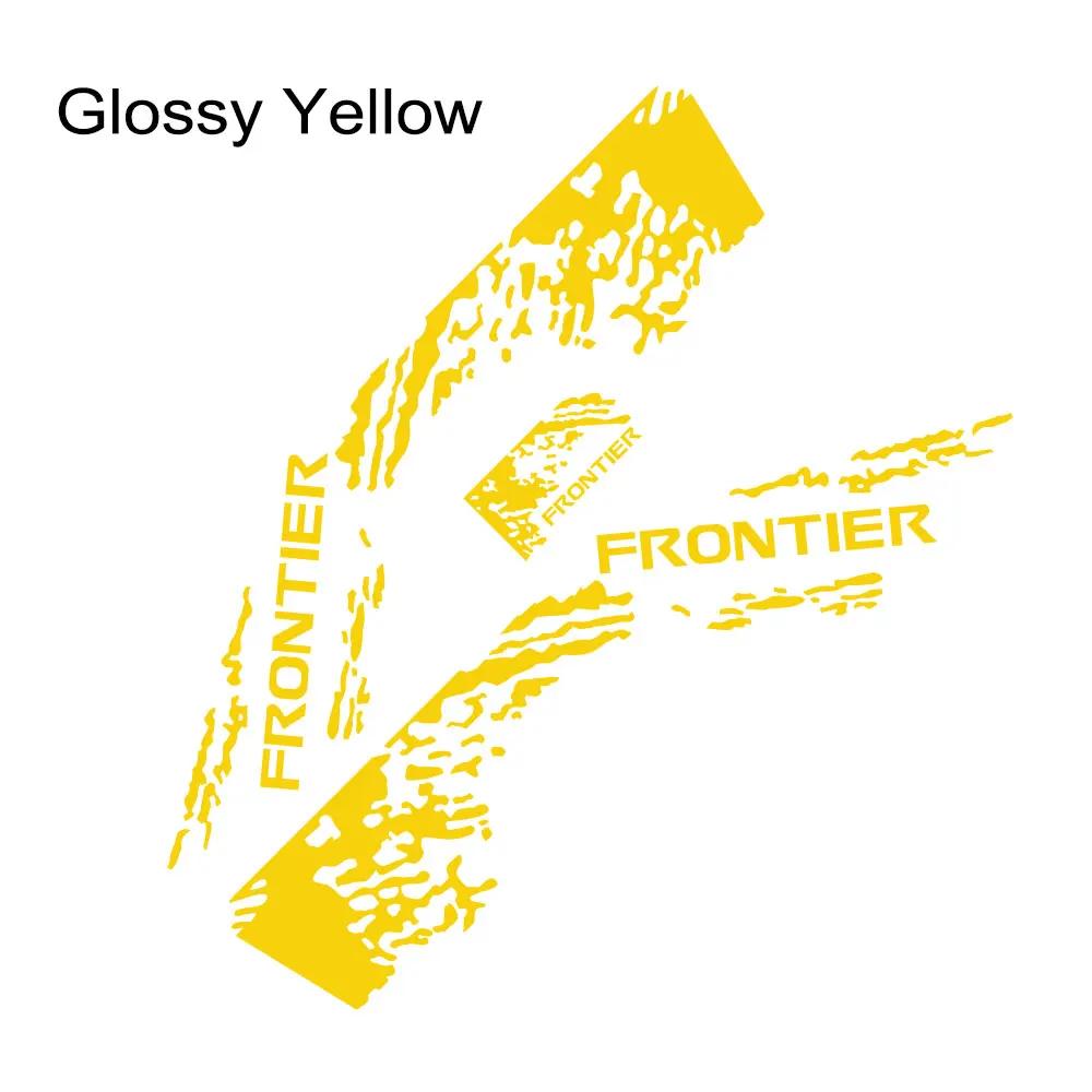 For Nissan Frontier Pro 4X NP300 Pickup Body Side Stickers Truck Splash Grunge Decor Decal Trunk Vinyl Covers Auto Accessories