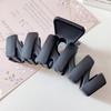 Head Clip Trendy Beautiful Strong Claw Large Size Eco-friendly Daily Styling Resin Solid Color Shark Clip Hair Accessories