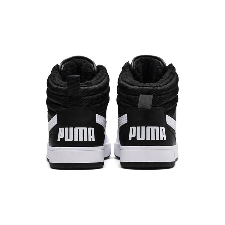 (WMNS) PUMA Rebound Street V2 Fur 'Black White' Women's 363717-05