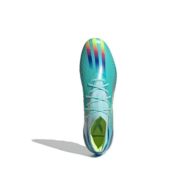 Adidas X Speed Portal.1 Okrągły Czubek Sznurowane AG (Gumowe krótkie kołki) Tkanina ze sztucznej trawy Antypoślizgowe Odporne na ścieranie Buty piłkarskie Męskie Buty piłkarskie GW8435