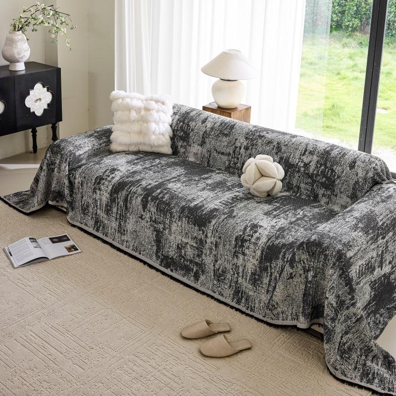 Premium Linen Sofa Cover Universal All Season Full Coverage Sofa Slipcover High Quality Protective Furniture Cover