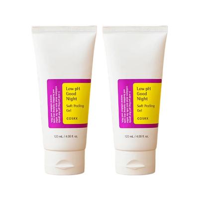 1+1 Low pH Good Night Soft Peeling Gel 120ml × 2