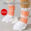 40pcs Waterproof Dog Shoe Covers Non-slip Walking Dog Socks New Dog Paw Cover Bag  for Outdoor