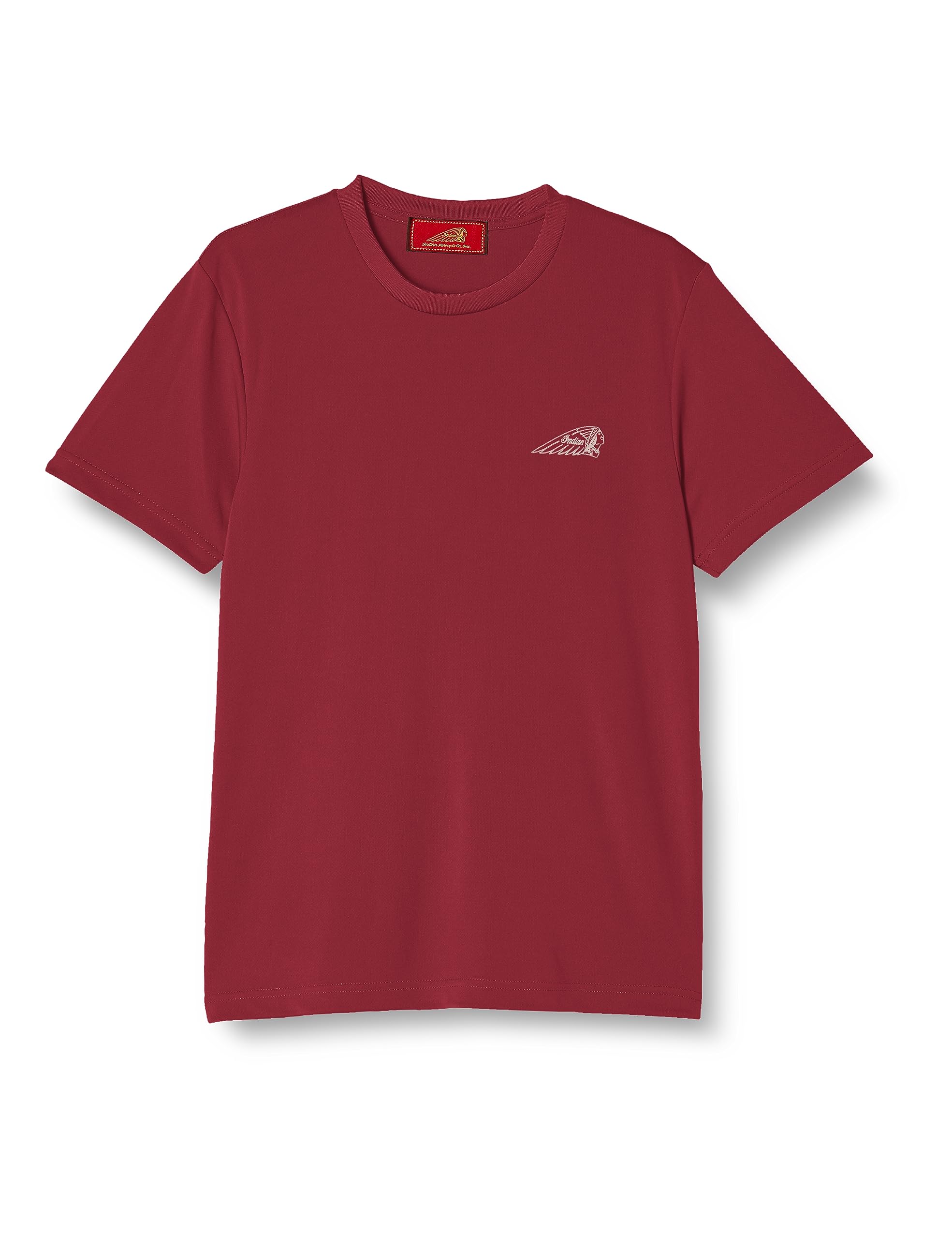 

Indian S/S Dry T-Shirt with Head Mark, Burgundy, IC-2769