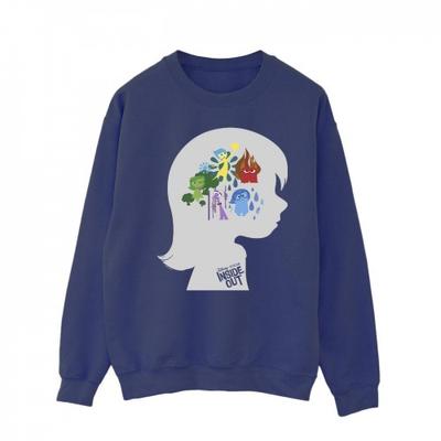 Herren Inside Out Kopf Silhouette Sweatshirt