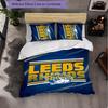 Set Biancheria da Letto Leeds Rhinos in Microfibra 3 Pezzi Decorativo Copripiumino per Camera da Letto Uso Domestico