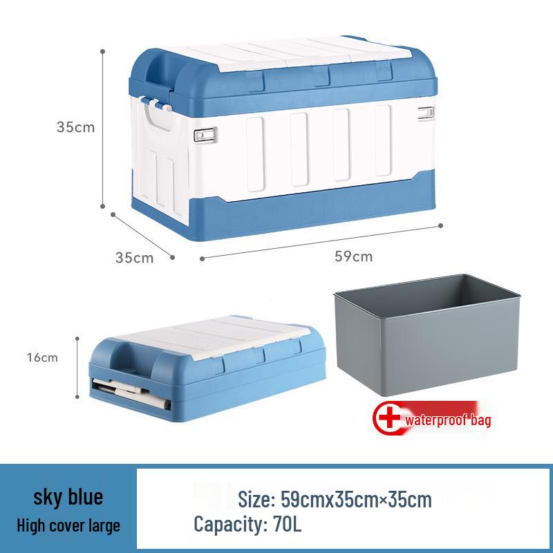 Organizator pliabil pentru depozitare camping portbagaj auto