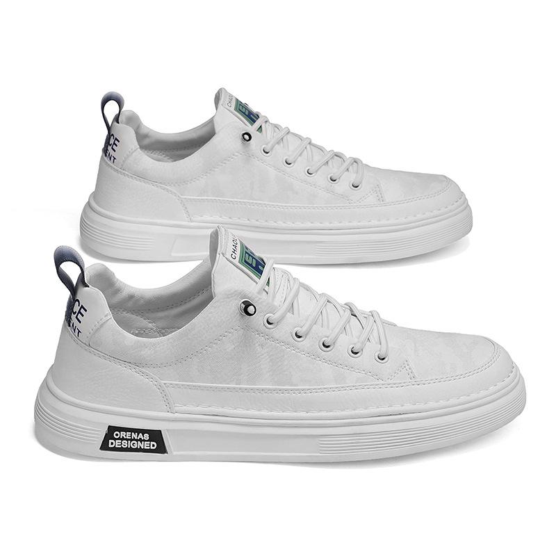 Round Headboard Shoes For Men's Casual Sports Shoes For Simple Commuting Light Spring And Autumn Style Breathable Comfortable