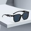 Sunglasses for Women Lightweight Design Trendy Styley Square Shape Sunglasses Unique Wavy Leg Design Gradient Frame Versatile Women Eyeglasses