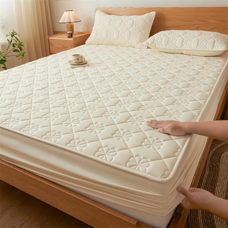 Class A Waterproof Quilted Mattress Protector - Double Bed, Breathable & Anti-Wetting Bedspread
