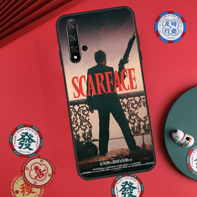 Scarface Tony Montana For Huawei Nova Y73 Y72 Y61 Y91 Y90 Y70 Y60 12s 12i 11i 8i 9 10 SE P60 Pro P30 P40 Lite Case