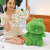 Cartoon Dinosaur Egg Dino Plush Toys Creative Stuffed Crocodile Dragon Doll Soft Pillow Baby Sleeping Cushion for Kids Gifts