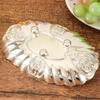 European Fruit Plate,Golden Alloy Exquisite Luxury Shell Shape Tray,Food Snack Candy Disc,Wedding Cake Disc Desktop Decoration