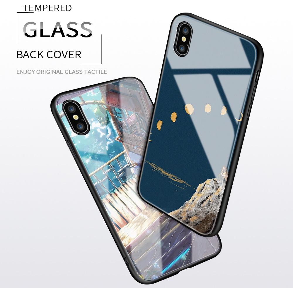 Tempered Glass Phone Case For OPPO Reno13 Reno14 Realme 11 12Pro 14 GTNeo6 C21Y C53 C75 OnePlus Nord2 NordCE3Lite Soft Edge Shockproof Smooth Shell