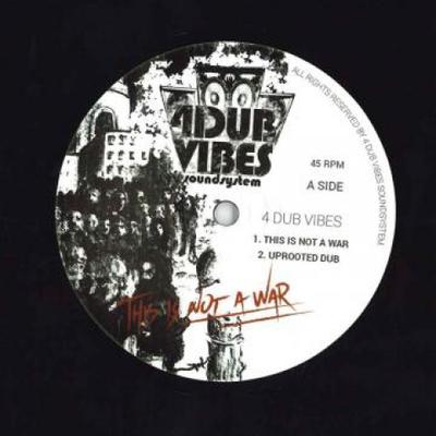 10-Zoll Schallplatte 4 DUB VIBES / 4 DUB VIBES, PROFESSO - Das ist kein Krieg; Uprooted Dub / W ZA001 4 Dub Vibes UK 2018 UK Reggae, Ska & Dub