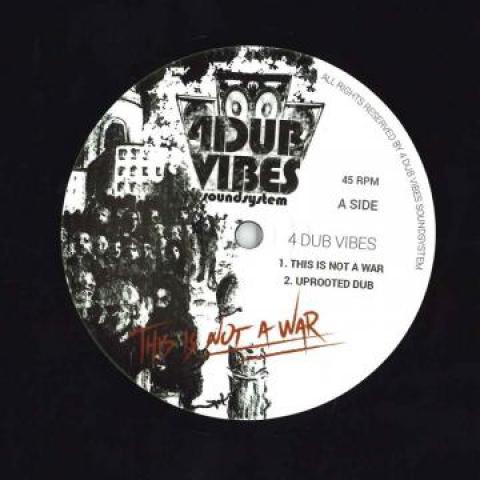10inch Record 4 DUB VIBES / 4 DUB VIBES, PROFESSO - This Is Not A War; Uprooted Dub / W ZA001 4 Dub Vibes UK 2018 UK Reggae, Ska & Dub