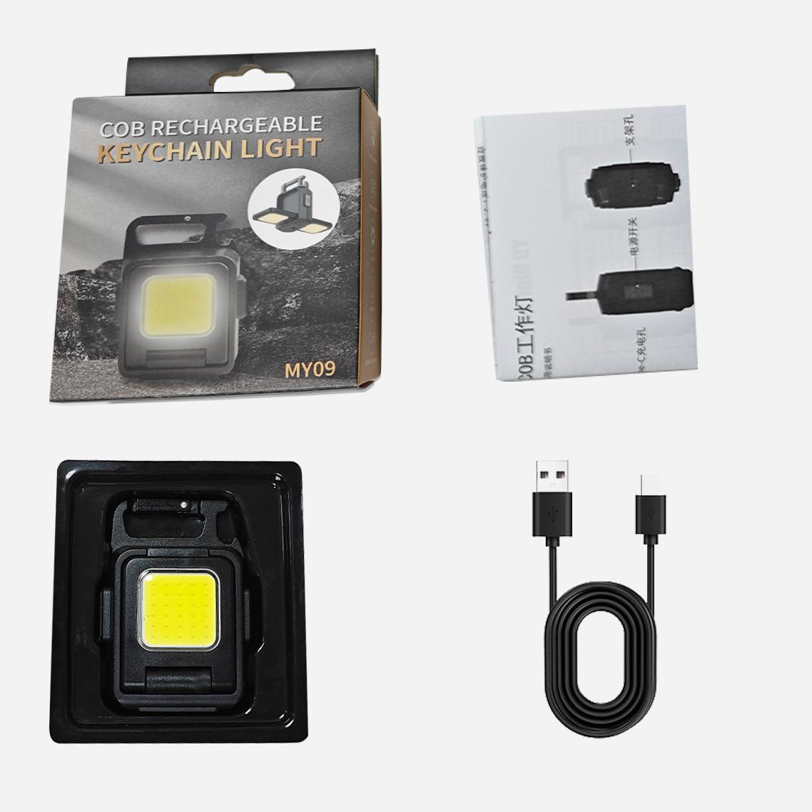 

Новый многофункциональный мини USB карманный фонарик с зарядкой, COB магнитный рабочий свет, светодиодный брелок для ключей, для кемпинга на открытом воздухе, рыбалки, велоспорта, прогулок Type A
