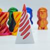1Pc Kids 3D Printed Spiral Cone Fidgeting Toy Impossible Pyramid Passthrough Sculpture Antistress Anxiety Relieving Adults Toy