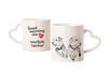 Norfolk Terrier - Cup with a Dog, Adorable Cup with a Heart-shaped Handle, Universal Gift from the Brand