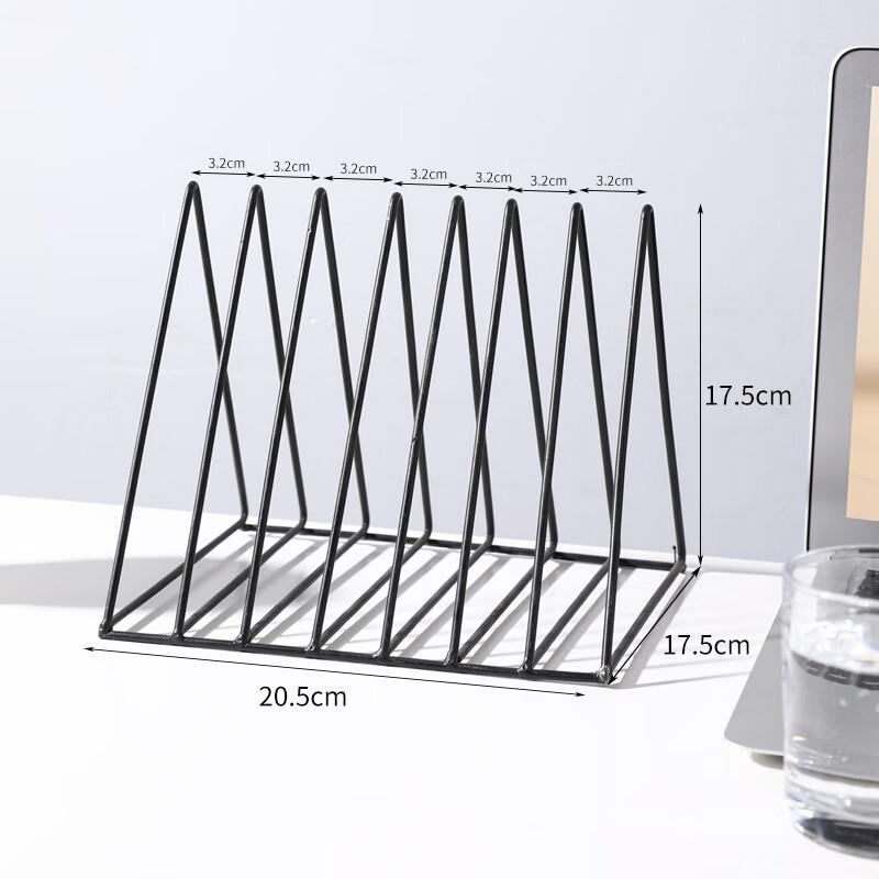 Nordic Minimalist Iron Desktop Bookshelf