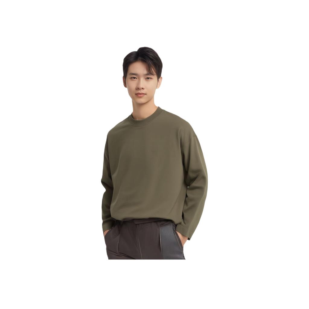 Carhartt WIP Solid Color Logo Letter Print Crew Neck Long Sleeve T-Shirt Men tops I031372-1FF-XX