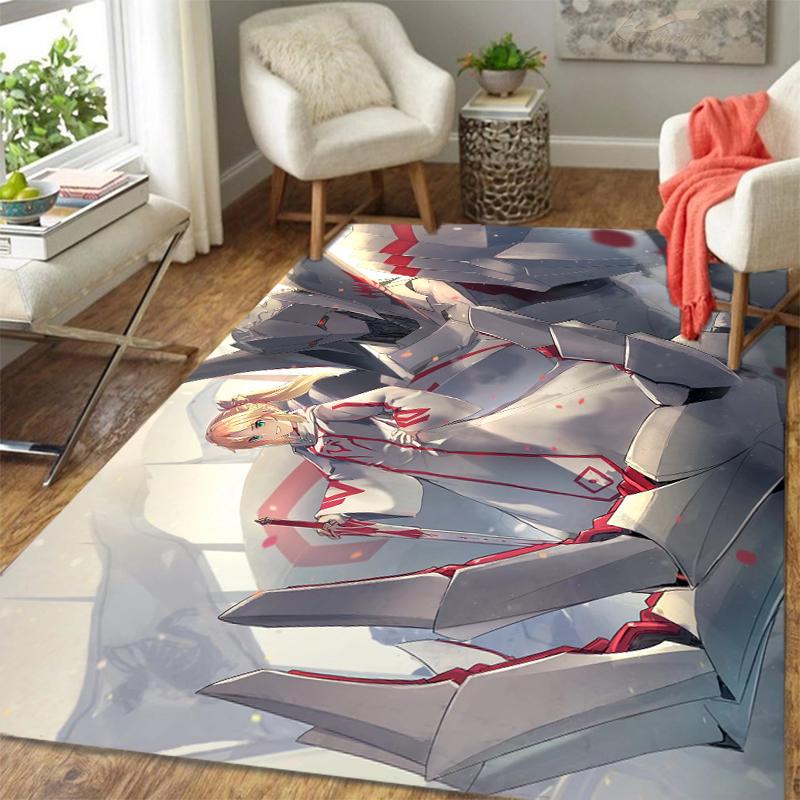 

Fate Saber Gilgamesh anime Carpet multi-size Carpet for Living Room Bedroom Kid s Room Home Decor Area Rug Non-slip Mat Sofa Mat 40cm by 60cm