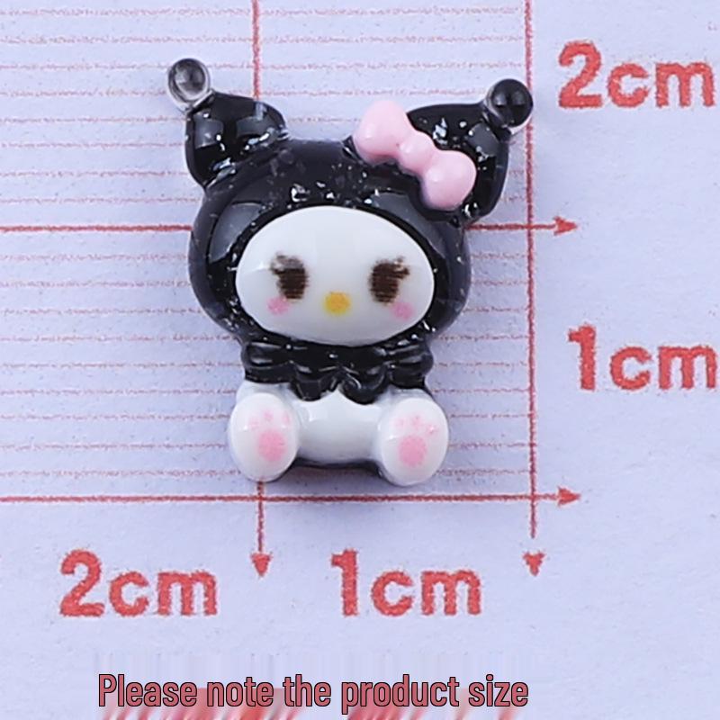 Ice-Clear Mini Animal Resin Accessories: DIY Phone Case & Fridge Magnets