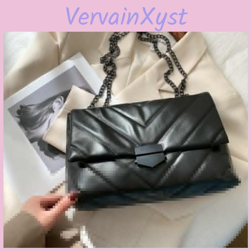Bag Pu Shoulder Fashion Women Chain Strap Leather Handbag Crossbody Purse Tote